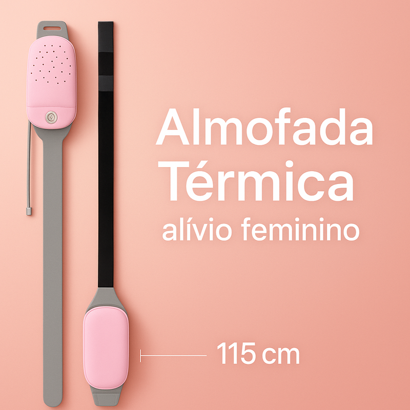 Almofada Térmica Alívio Feminino – A solução portátil para suas cólicas