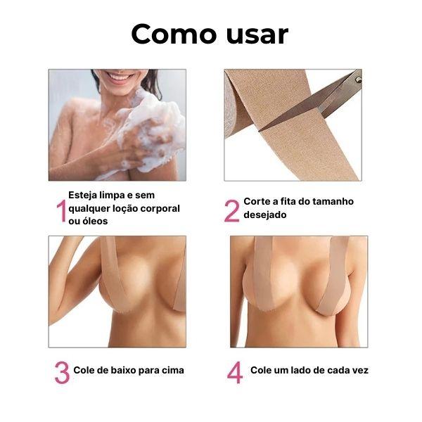 Fita Levanta Seios – Liberdade e confiança em qualquer look