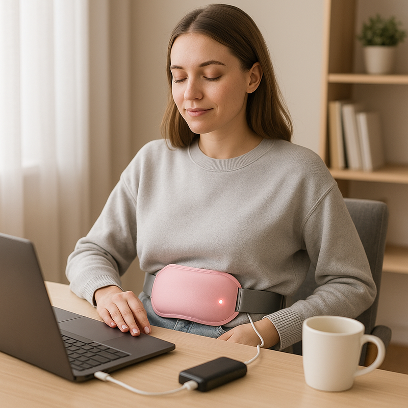 Almofada Térmica Alívio Feminino – A solução portátil para suas cólicas